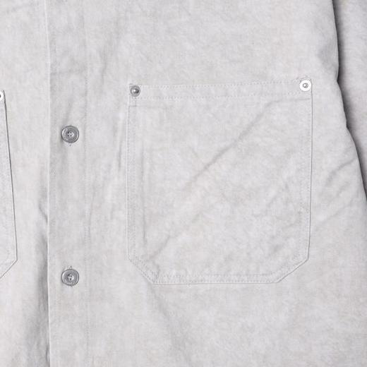 6018SDSA男士秋冬新款痞帅男装韩版休闲扎染拼接翻领长袖衬衫百搭宽松 商品图3