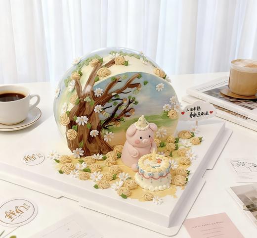 多款式~半圆露营户外小动物/小王子蛋糕-低糖处理无添加 商品图0