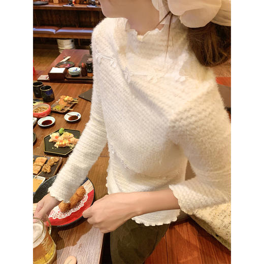 <曾小咸推荐>半高领长袖T恤女上衣内搭 商品图3