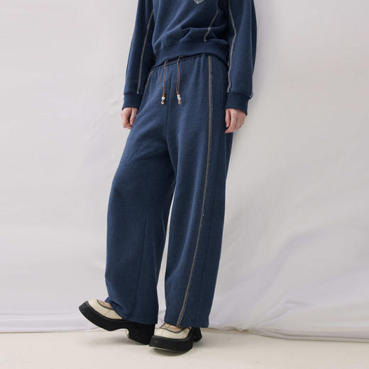 谜底香蕉裤长裤2026年春季新品橡筋腰头包容宽松舒适女261MK0079 商品图1