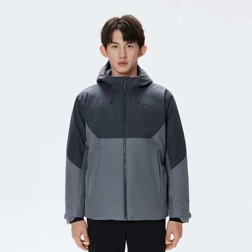 可隆两色连帽保暖拼色官网同步款鸭绒服 商品图0