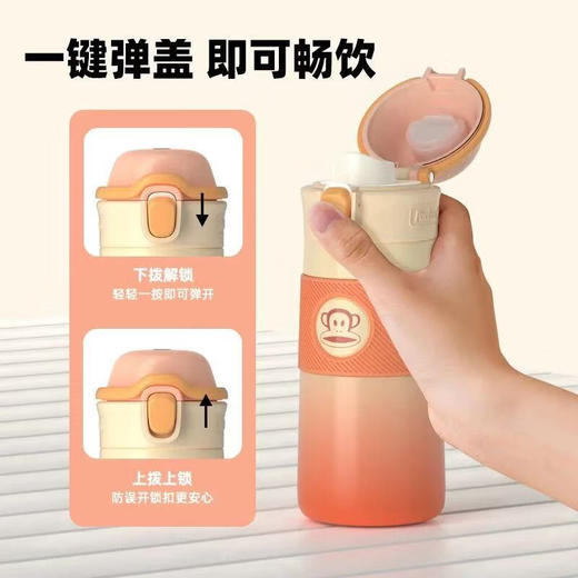 大嘴猴吸管直饮保温杯PF129-450 商品图3