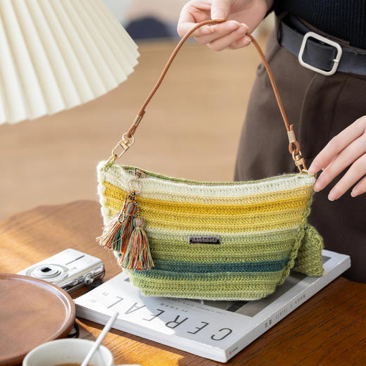 苏苏姐家兜兜枕包包手工DIY编织手拎单肩包钩针毛线团材料包 商品图2