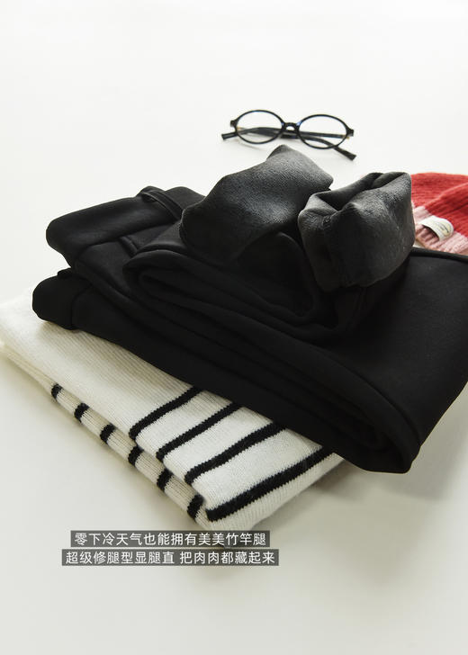 加厚银狐绒保暖西装烟管显瘦神裤一条过冬 商品图6