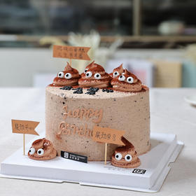 奥利奥搞怪蛋糕款式，新鲜芒果和黄油脆脆夹心