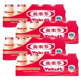 养乐多活菌型乳酸菌乳饮品 原味红瓶100ml*5瓶*4
