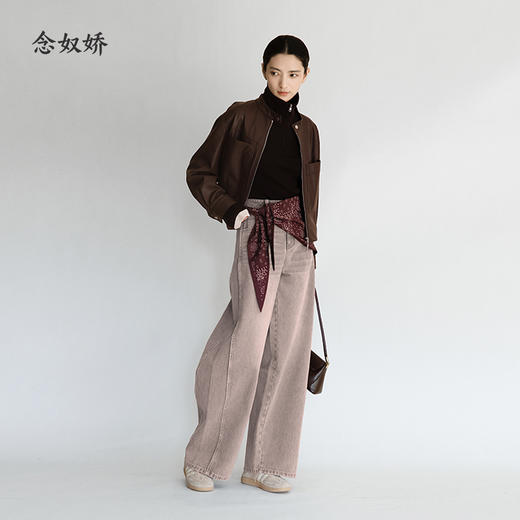 【商场同款】CNK5B41 “ 老钱风毛衫 ” 优质绵羊毛 保暖 贴身穿柔软亲肤 版型显瘦好穿 假两件毛衫 商品图3