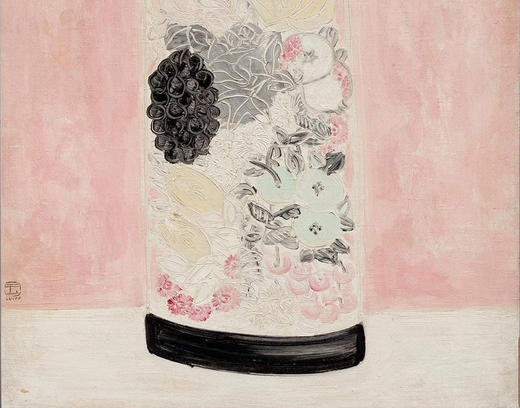 独角鹿西洋古董2018年中国台湾耿画廊授权制作出品著名旅法艺术家常玉签名创作限量版画作品《婚礼花饰》 商品图4