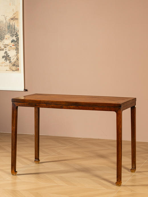 清	黄花梨四面平独板画桌 商品图1