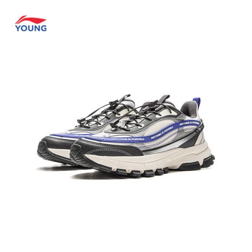 李宁男女大童启悦2加绒保暖减震回弹童休闲鞋YKCV160 商品图5