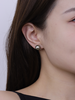 【挚友限定】(经典款)18K金大溪地铂金灰珍珠耳夹 商品缩略图3
