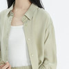 谜底通勤风衬衫长袖2026春季新品宽松H型简约松弛衬衣女265MC5001 商品缩略图3
