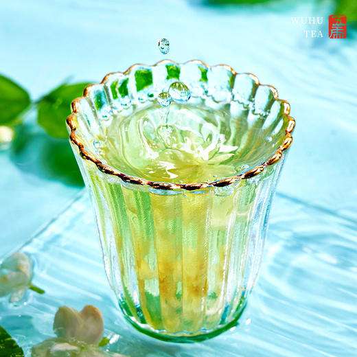 【春季茶礼】茶叶 招财纳福 茉莉花茶  春季茶礼 提篮 茶饮 五虎 180g 商品图2