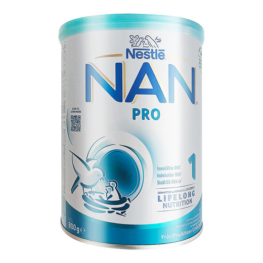 [丹麦/瑞典]雀巢超级能恩罐装1段800克. Nestle NAN Pro1 Tin 800g 商品图0