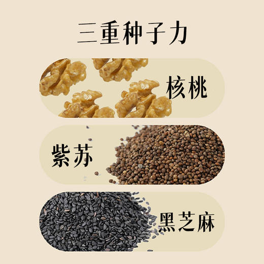 杏林方记·【紫苏核桃芝麻饼】三重种子力 商品图4