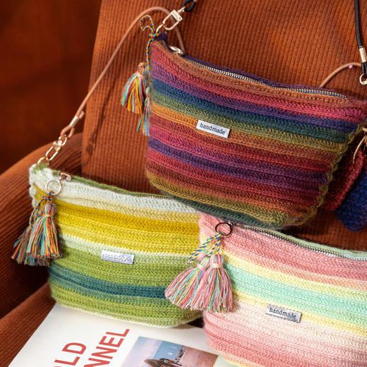苏苏姐家兜兜枕包包手工DIY编织手拎单肩包钩针毛线团材料包 商品图3