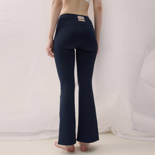 谜底瑜伽裤九分裤2026春季新品高弹力保暖高腰喇叭裤女261MK0068 商品图2