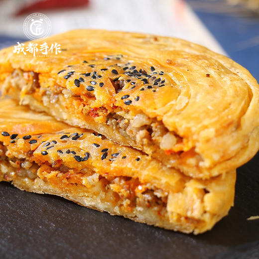 #年终促#【军屯锅魁6个特惠装】成都手作非遗美食锅盔 成都名小吃 五香猪肉味/麻辣牛肉味 两味可选【成都名小吃】【四川特产】【非遗技艺】【匠心手作】 商品图11