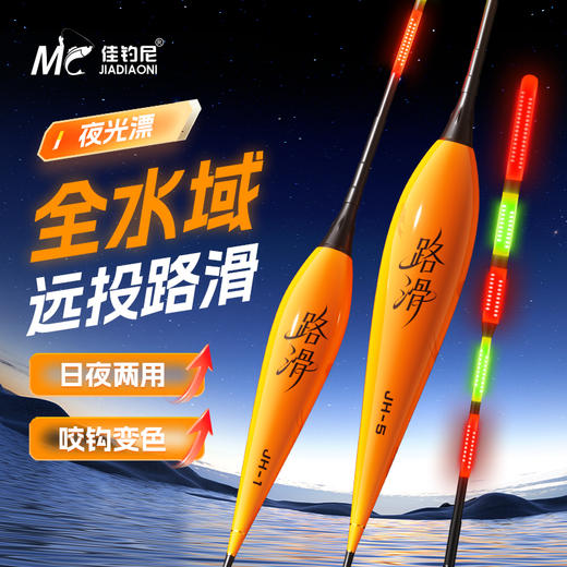 佳钓尼OLED路滑夜光漂远投矶钓大物浮漂醒目加粗日夜两用电子鱼漂 商品图0