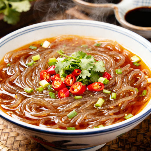 五峰湾八宝正宗红薯粉丝粉条细粉宽粉500g*2袋 商品图4