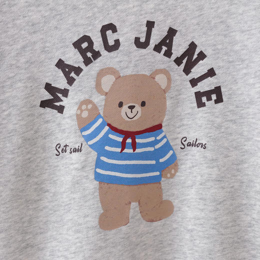 马克珍妮玩偶小熊女童软糯卫衣2026年春装新款560180 商品图3