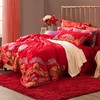 恐龙家纺XX 【芳馨唯爱】涤棉大提花婚庆九件套（线下专柜款） 商品缩略图0