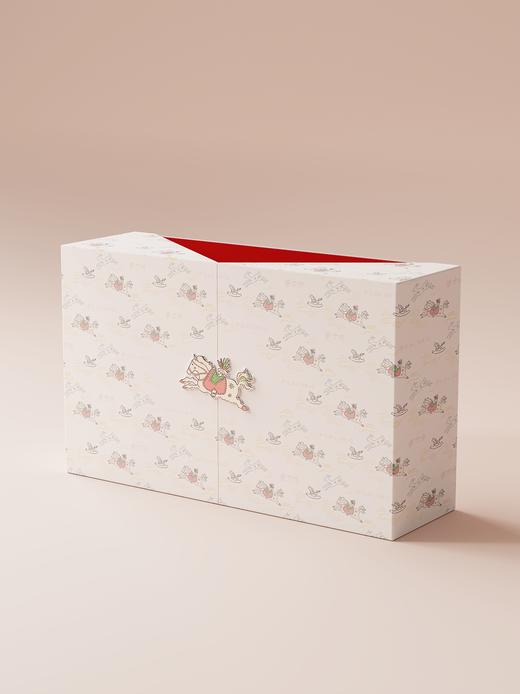 【预售】盛唐牡丹  Kids中国红马跃新春双穿外套&PeaceBio面霜&身体乳东方境礼盒 商品图6