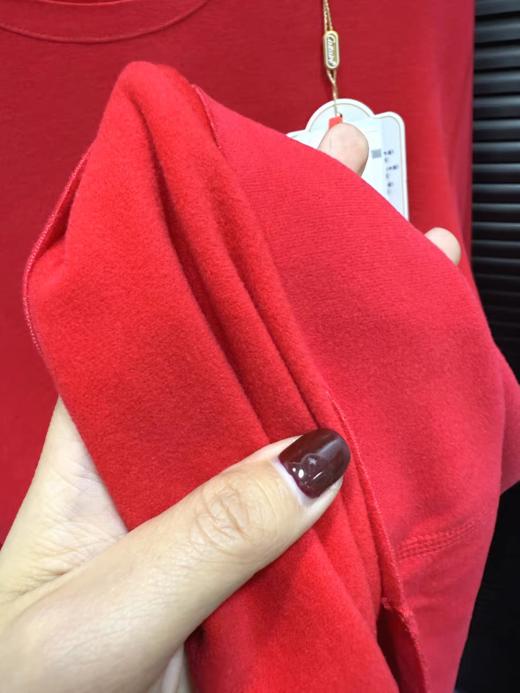 恺蒂亚斯男女秋冬超软无痕大红本命年保暖套装 商品图2