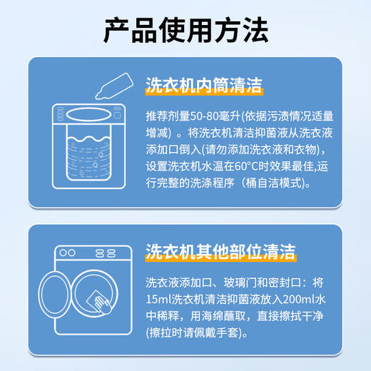 巨奇-特惠款洗衣机清洁剂500ml 商品图6