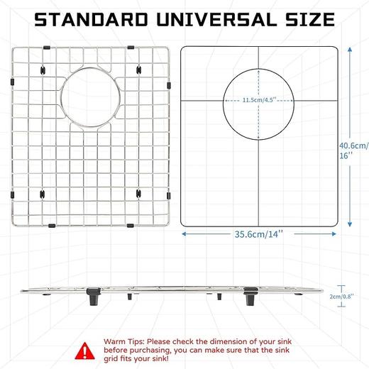 美国 TORIBIO 食品级304不锈钢水槽沥水网格 厨房多功能收纳架 商品图3