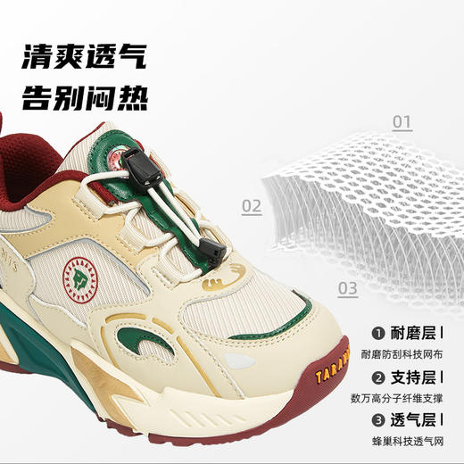 泰兰尼斯kids运动鞋男童新款校园户外鞋T01D5C7375 商品图2