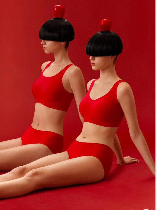 焦内幸运红内衣文胸套装122208 商品图4
