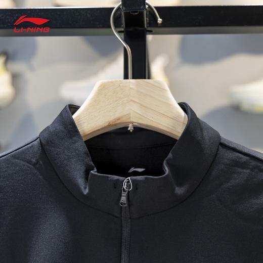 李宁长袖T恤2025秋冬新款男子健身系列保暖半拉链运动上衣ATLV321 商品图3