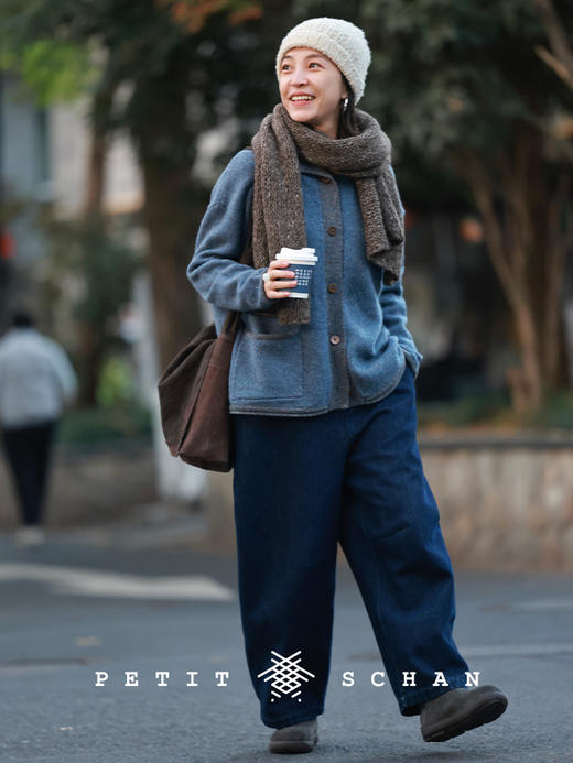 PETIT SCHAN小闪 SHO#005 Be in one’s element 游刃有余 英国Charles F Stead磨砂牛皮毛线堆堆靴 商品图4