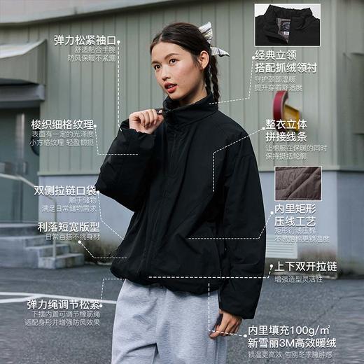 录士LUSHISI炽存“3M新雪丽高效暖绒”棉服防风保暖外套拉链夹克 商品图5