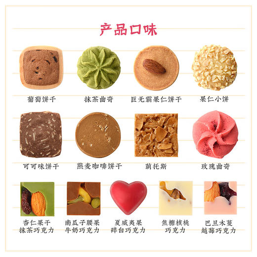 悠享时（YOTIME）曲奇巧克力饼干礼盒-心悦与你368g 商品图5