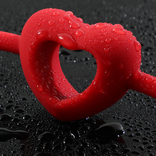 【情趣用品】谜姬 爱心镂空口球SM另类玩具 商品图3