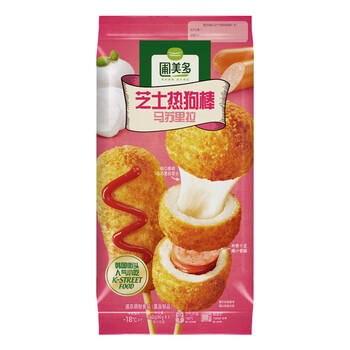 圃美多马苏里拉芝士热狗棒3支240g  韩国食品儿童小吃奶酪早餐开学季 商品图6