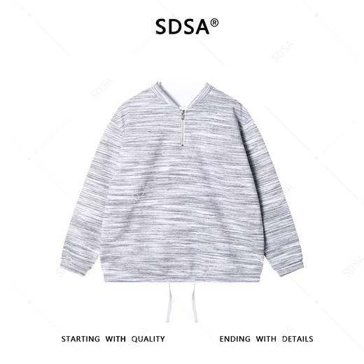 9181SDSA男士秋冬新款痞帅男装韩版简约假两件半拉链卫衣百搭宽松时尚 商品图1