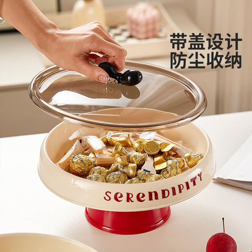摩登主妇水果盘客厅茶几家用高端精致高颜值干果盘糖果零食摆放盘 商品图3