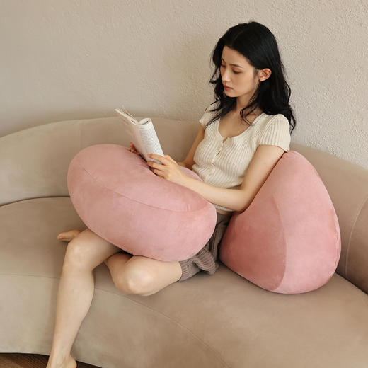 【两个减10元】京帝多用途土豆抱枕｜无*良品同款，救了老腰！无缝支撑，坐躺卧趴都能用 商品图4
