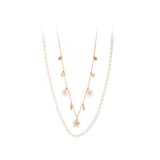 大英博物馆 博物志系列 浪漫花间 珍珠可拆卸叠戴项链 商品图4