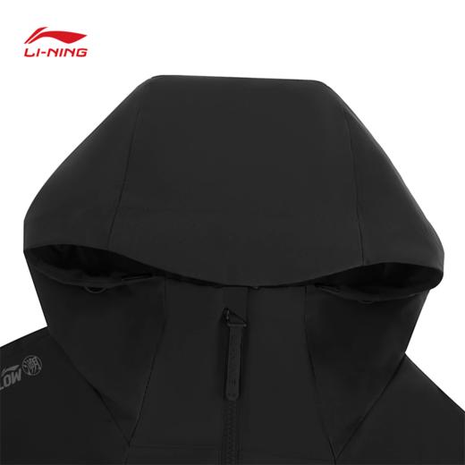 李宁户外CF溯珑壳外套白龘男子加绒保暖防泼水宽松三合一运动风衣套装AWBV089 商品图8