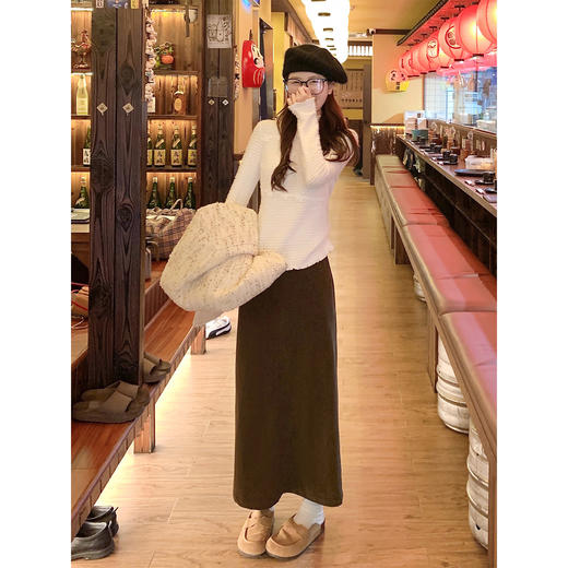 <曾小咸推荐>半高领长袖T恤女上衣内搭 商品图4