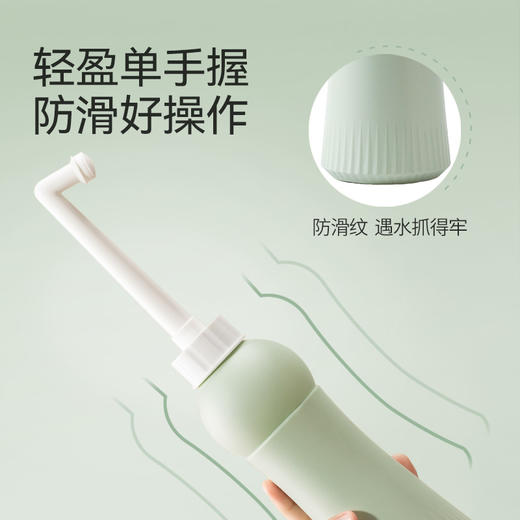 【送黄色收纳袋】冲洗器私处会阴屁屁洗护瓶500ml-抗菌款/计量 商品图5