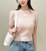 女款logo短袖针织衫fe010 商品缩略图1