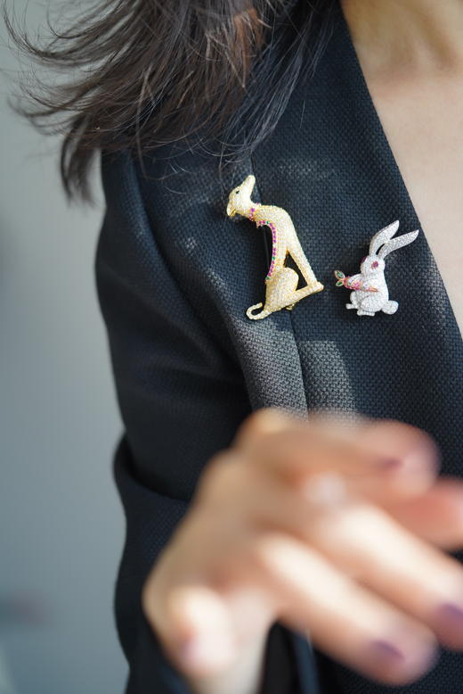 925纯银高定胸花萌犬（单款） 商品图4