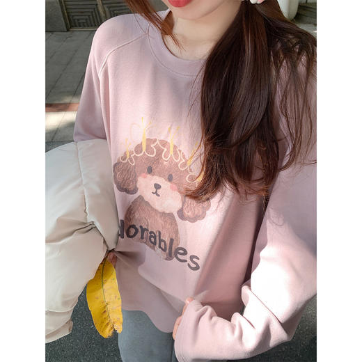 <曾小咸推荐>现货秒杀 ！微信超特价！小狗印花打底t恤 日常159.99 立减90 秒杀69.99！！ 商品图2