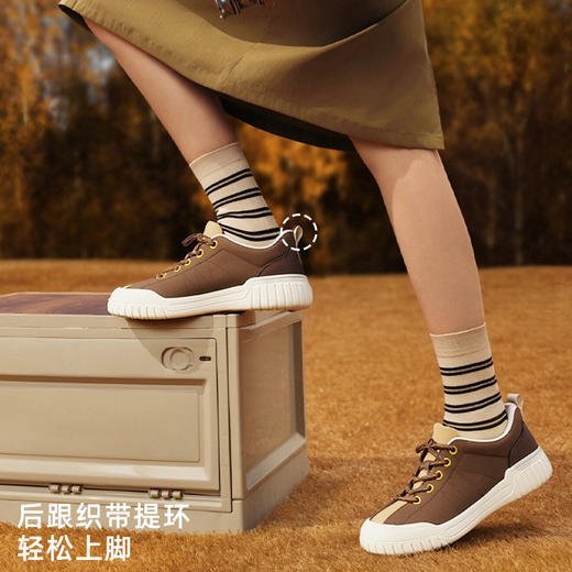 Pansy盼喜女鞋厚底休闲运动鞋 | 帮面多材质拼接、舒适透气、休闲百搭【HZ】 商品图1