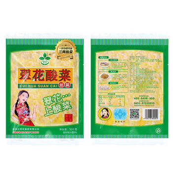 翠花 东北酸菜丝酸菜饺子原料500g袋装 /粮油调味 /调味品 /榨菜/酱腌菜 商品图5